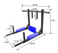 Heavy duty Wall Mounted Chin Up Bar, Multi-Grip Dip Station, Gym Equipment | Pull Up Bar. 