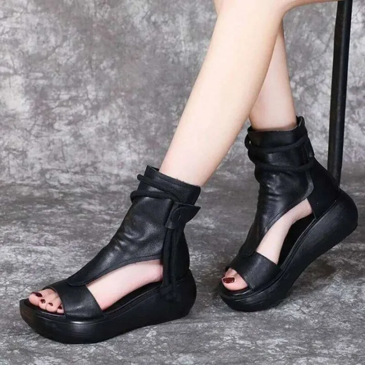 2025%20New%20Bohemian%20Womens%20Leather%20Sandals%20-%20Retro%20Brown%20Chunky%20Wedge%20Peep-Toe%20Ankle%20Wrap%20Espadrille%20Summer%20Shoes%20-%20Image%202