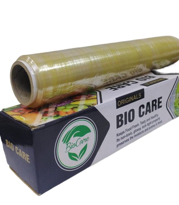 Biocare Cling Film Plastic Multipurpose Food Wrap Roll 450gm
