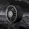Portable 3 IN Car Atmosphere Fan Stereoscopic Rotation Car Outlet Fan with Clip LED Atmosphere Light Car Air Freshener Automobile. 