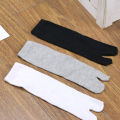 1Pairs Unisex Tabi Socks Comfy Two Toe Japanese Kimono Flip Flop Fiber Socks. 