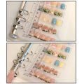 New Transparent Nail Art Piece Storage Book Large Capacity Multiple Size Storage Booklet Portable PVC Nails Sample Display Tool. 