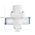 Water Pressure Valve 3/8Inch Reducing Valve Water Pressure Relief Regulator for System Water Regulator Controls. 