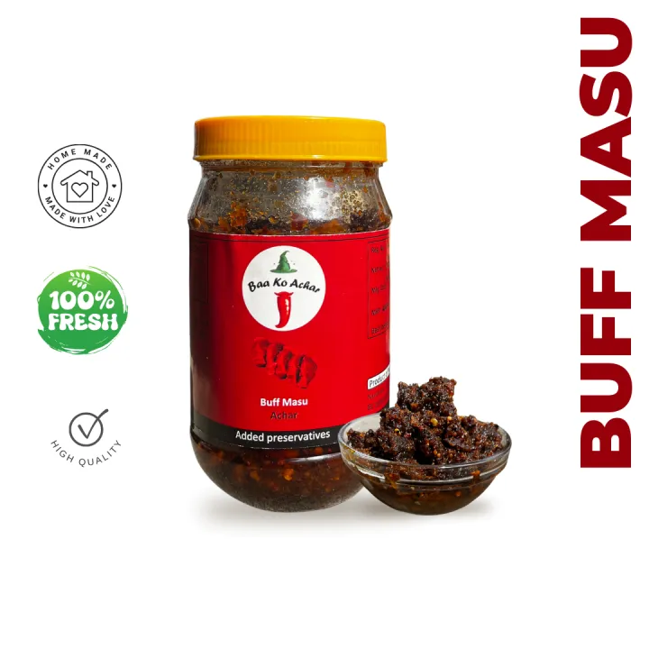 Buff%20Masu%20Achar%20(Pickle)%20-%20150gm/300gm%20%7C%20Spiced%20Buffalo%20Meat%20%20%7C%20Authentic%20Nepali%20Flavor%20Achar%20%7C%20Baa%20Ko%20Achar%20-%20Image%204