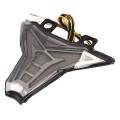 Motorcycle LED Rear Lights Rear Brake Light Steering Signal Assembly for CQS 2014-2016 Z1000 2016 Replacement Parts. 