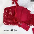 Bizzy 1/2 Half Cup Bras For Women Plus Size Lingerie Red Thin Underwear Cotton Push Up Balconette Bra Top Black White A B C D Cup. 