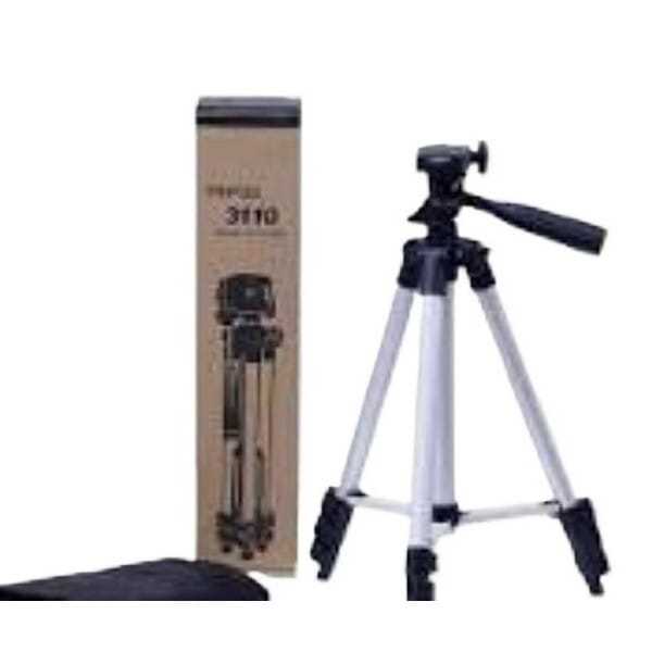 Portable Tripod Stand 3110 With Phone Holder For Mobile Phones