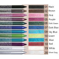 Linman New model 1Pcs Multicolor Eye Liner Pen Colored Eyeliner WaterSpecial proof Makeup Tools Blue Black Green Purple Brown Eye Cosmestics. 