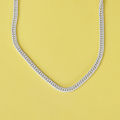 Pure Silver Chain Design Necklace For Unisex, 13.47g. 