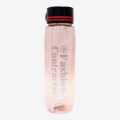 Black/Peach Color Water Bottle With Straw 900ml. 