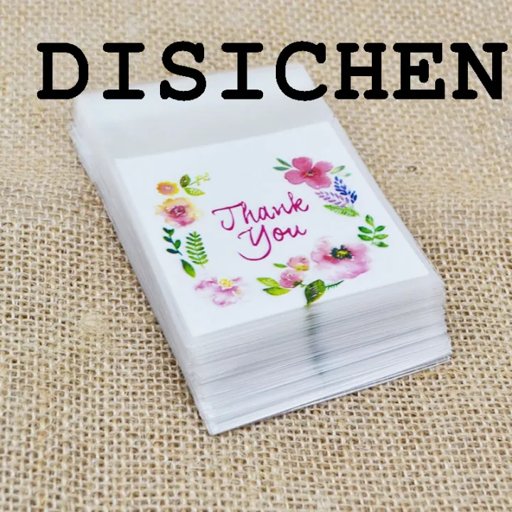 DISICHEN%20Fashion%2050%20Pcs%207*10cm/7*7cm%20Cute%20Pink%20Bow%20Design%20Cake%20Gift%20Packages%20OPP%20Bags%20Plastic%20Candy%20Cookies%20Biscuits%20Bags%20Wedding%20Party%20Supplies%20-%20Image%208