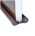 NepLiving Door Stop Twin Door Draft Dodger Guard Stopper Energy Saving Protector Doorstop Home Decoration (Color : Brown). 