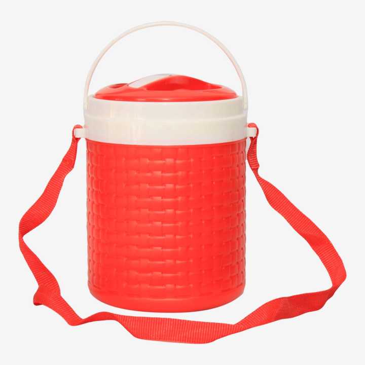 Red Color Insulated Tiffin Box 3 Layer