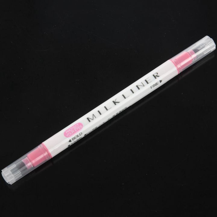 24%20Pcs/Set%20Japanese%20Stationery%20Mild%20Liner%20Double%20Headed%20Fluorescent%20Pen%20Fluorescent%20Marker%20Pen%20Highlighter%20Pen%20-%20Image%204