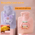 Sanrio Plush Hot Water Bottle Hello Kitty Kuromi Cinnamoroll Melody Reusable Heating Hot Water Bottle Bag Girls Gifts 250ML Fayshow. 