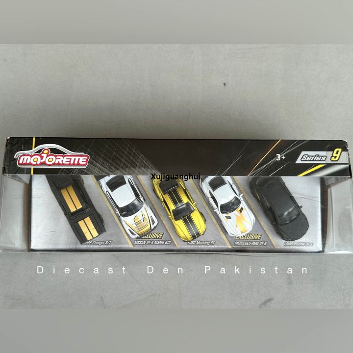 Xujiguanghui%20Majorette%20Limited%20Edition%20Licensed%205%20Cars%20Gift%20Pack%20-%20Cars%20with%20suspension%20movinLuxury%20g%20parts%20Dodge%20Charger%20Nissan%20GTR%20R35%20Nismo%20Mustang%20GT%20Mercedes%20AMG%20Lamborghini%20Urus%20-%20Image%205