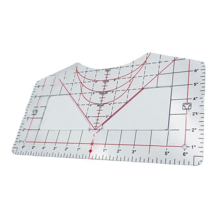 Zishfas Heat Press T-shirt Guide Professional T-shirt Alignment Tool for Heat Press Easy Shirt Measurement Guide for Perfect Prints for T-shirt