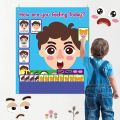 Quality Social Emotional Learning Montessori Facial Expression Game Parent-child Interaction Preschool Learning Emotional Change Toys Felt Educational Toys Kids. 