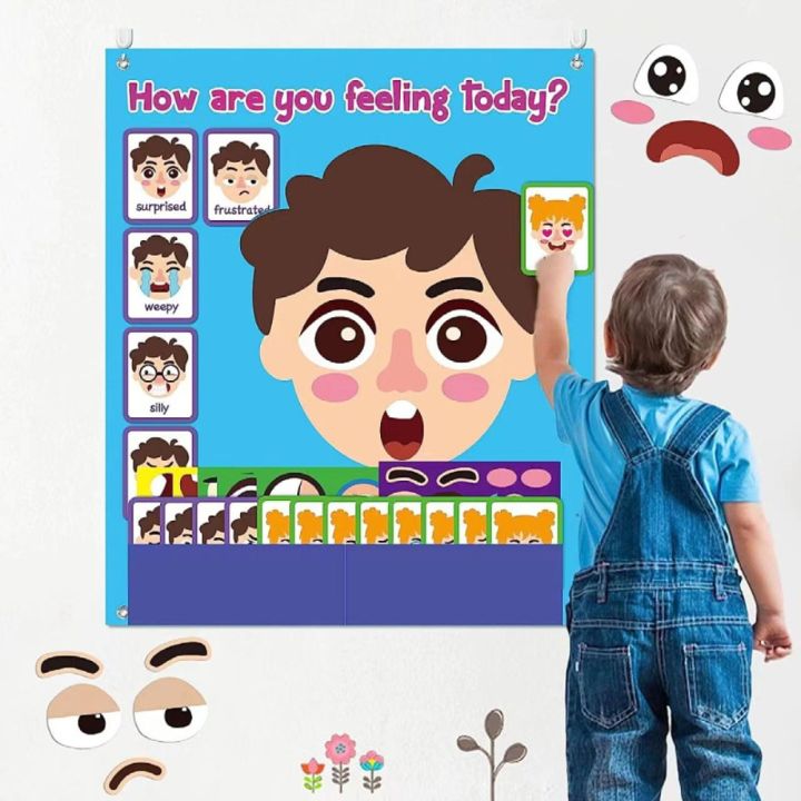Quality%20Social%20Emotional%20Learning%20Montessori%20Facial%20Expression%20Game%20Parent-child%20Interaction%20Preschool%20Learning%20Emotional%20Change%20Toys%20Felt%20Educational%20Toys%20Kids%20-%20Image%203