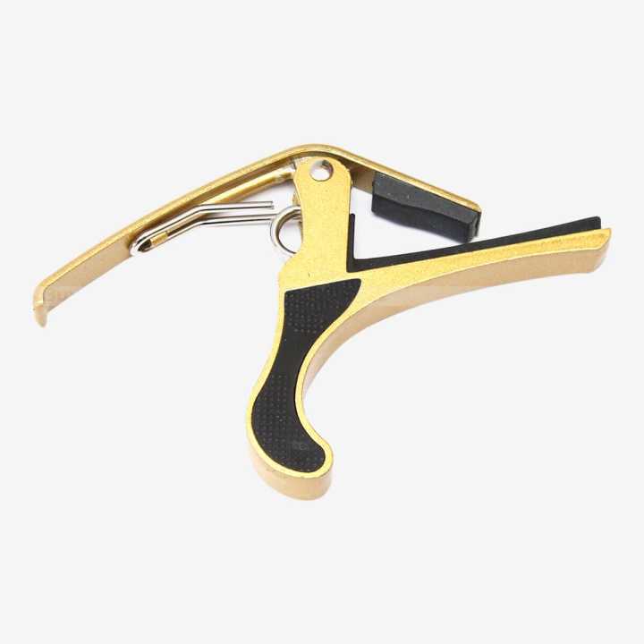 Fender Golden Metal Capo For Guitar | Alloy Material Strong & Durable Golden Capo For All Guitars | Golden Guitar Capo