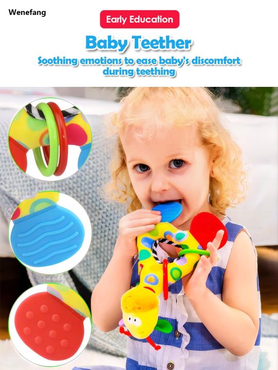 Wenefang%201pcs%20Baby%20Soft%20Rattles%20Animal%20Deer%20Stuffed%20Doll%20Teether%20Doll%20Cute%20Kids%20Infant%20Baby%20Teething%20Toys%20For%20Newborn%20Sensory%20Plush%20Toys%20-%20Image%203