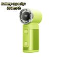 Pocket Size 3000mAh Battery Portable Handheld Fan Strong Airflow Stable Operation Rechargeable Handheld Fan Compact Design Stepless Speed Adjustment High Wind Cooling Fan for 5V/.5A 3000mAh Travel Use. 