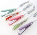 Professional Mini Hair Straightener – Titanium Flat Iron for Hair Styling & Straightening, Portable & High_Quality Hot Comb. 