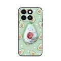 Glitter Durable Phone Case For ZTE Blade A35/A55 Rotatable stand Soft Case Back Cover quicksand Fashion Design cute TPU. 