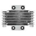 OUMERY Motorcycle Engine Cooling Radiator 85Ml Universal Silver Aluminum for 100Cc-250Cc Motorcycle Dirt Bike Atv. 