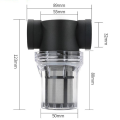 2PCS 1 Inch Garden Watering Irrigation Filter Aquaculture Fish Tank Water Pump Filter Car Washing Water Pipe Strainer Easy Install. 