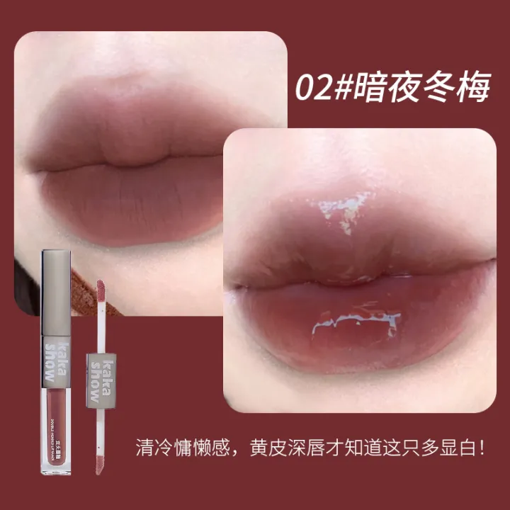 kakashow%20double%20head%20lip%20glaze%20water%20gloss%20velvet%20matte%20whitening%20lipstick%20moisturizing%20girl%20lip%20mud%20cosmetics%20wholesale%20-%20Image%207