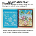 Wenefang [Malaysia] Baby Care Magic Water Drawing Colouring Book 8 Pages Doddle For Kids And Toddlers toys for girls | Lycotte Mom Baby. 