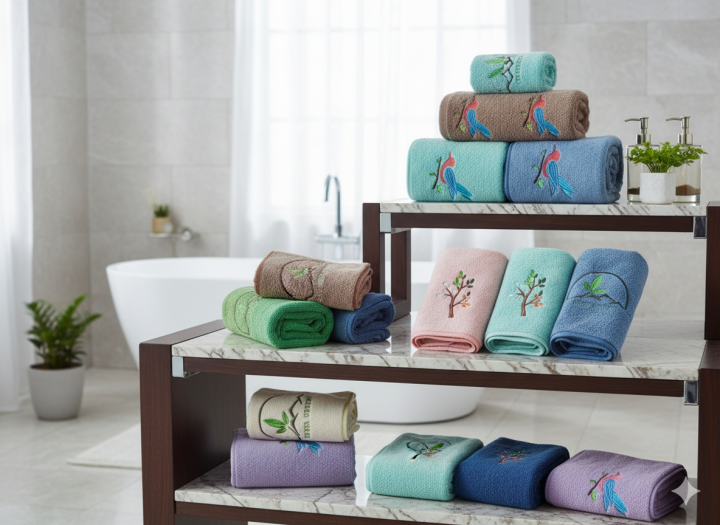 Hand%20Towel%20Face%20Towel%20Microfiber%2034*75%20CM%20Soft%20Thick%20Towel%20Multicolor%20Classic%20Style%20Embroidery%20Towel%20Hotel%20Towel%20Kitchen%20Towel%20Ideal%20Gift%20Cute%20Towel%20Home%20Gym%20Sport%20Towel%20Newborn%20Towel%20Baby%20Children%20Girls%20Towel%20Shower%20Cap%20Hair%20Towel%20Sensitive%20Skin%20Towel%20-%20Image%202