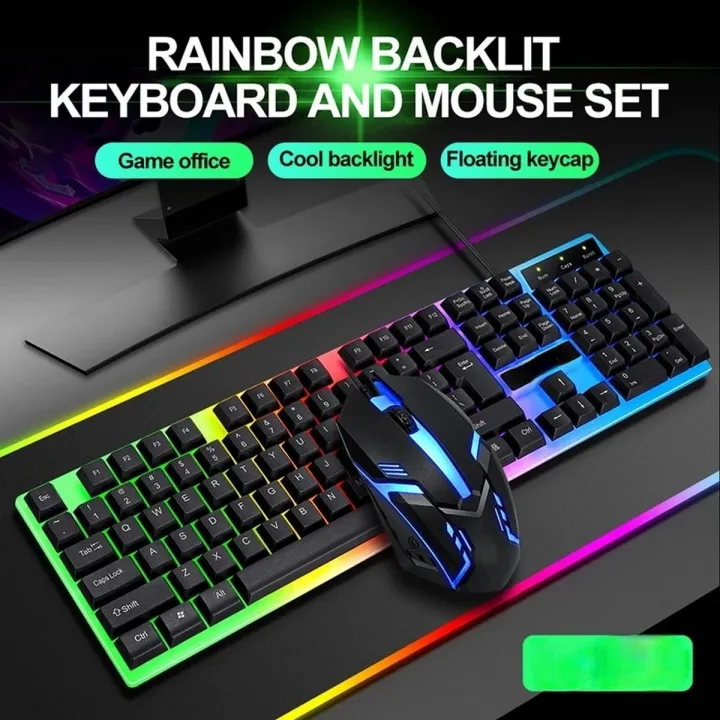 CADEVE%209122%20Rainbow%20Backlit%20Waterproof%20Multimedia%20Mechanical%20Gaming%20Keyboard%20And%20Mouse%20-%20Image%202