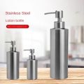 Multipurpose Cylindrical Countertop Sink Soap Dispenser 250ml/350ml/550ml Manually Pressing Emulsion Bottle Stainless Steel High Quality Liquid Soap Bottle Hand Sanitizer. 