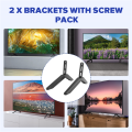 Universal TV Stand Base Table Top TV Legs for Televisions with Screws Easy Install Easy to Use. 