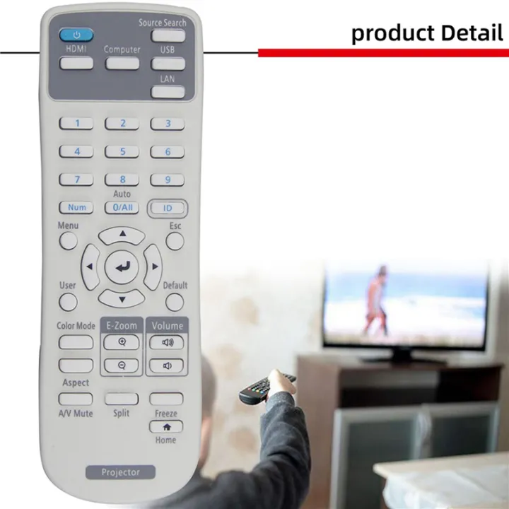 NAMUNY%202X%20Replacement%20Projector%20Remote%20Control%20219863500%20for%20BrightLink%20725Wi/1485Fi,EX3280,%20EX9230,%20Home%20Cinema%20880%20-%20Image%202