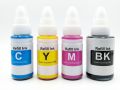 Canon Compatible Refill Ink Full Set ( BK, C, M, Y) For PIXMA G-series Inkjet Printer, 135 ml Black Ink & 70ML Color. 