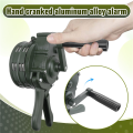 Emergency Hand Crank Siren Horn 110DB Manual Operated Warning School Shopping Fire Air Safety Alarm System Accessories Parts. 