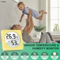 Sutuiying Nice-power Mini Smiley Face Digital Hygrometer Thermometer 2pcs Portable Portable Room Home Thermometer for Office Temperature Humidity. 