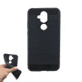 Carbon Fiber Case for Nokia 8.1 (Nokia X7) Back Protective Soft Cover. 