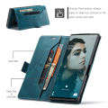 lthmy for Samsung Galaxy Note 10 Plus / Note 10+ Vintage Leather Flip Cover Stand Magnetic Closure Shockproof Protective Case. 