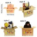 Creative Funny 3D Birthday Greeting Card Humorous Character Paper Hilarious Pop-Up Card Novelty Surprise Invitation Card Wedding Decor. 