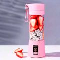 6 Blade Portable USB Rechargable Juicer Blender-380ml. 