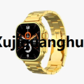 Xujiguanghui Smart Watch Golden Edition - H10 Ultra Max 4in1 Smartwatch Four Straps Smart watch for men and women - Bluetooth Calling Smart Watch - Life Waterproof Wireless Charging. 