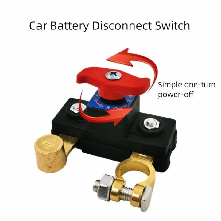 Anti-Power Off 12V/24V Car Battery Disconnect Switch Manual Negative ...