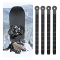 6PCS Roller Skating Shoes Strap Snowboard Ladder Strap Binding Replacement with Screws. 