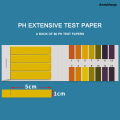 NEW 80 Pcs PH Indicator Test Strips 1-14 PH PH Test Papers Water Cosmetics Fifty percent discount Soil Acidity Test Strips for Water Saliva Urine Soil. 