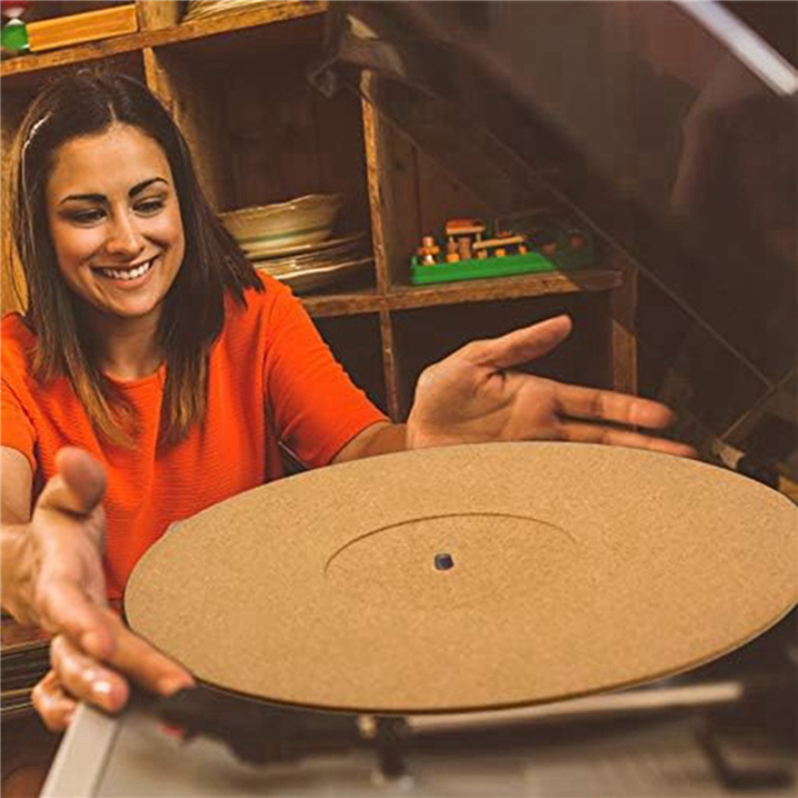 ARELENE%206%20Pieces%20Cork%20Turntable%20Mats%20with%20High%20Fidelity%20for%20Vinyl%20LP%20Record%20Players%20Audiophile%20Reduce%20Noise%20-%20Image%203