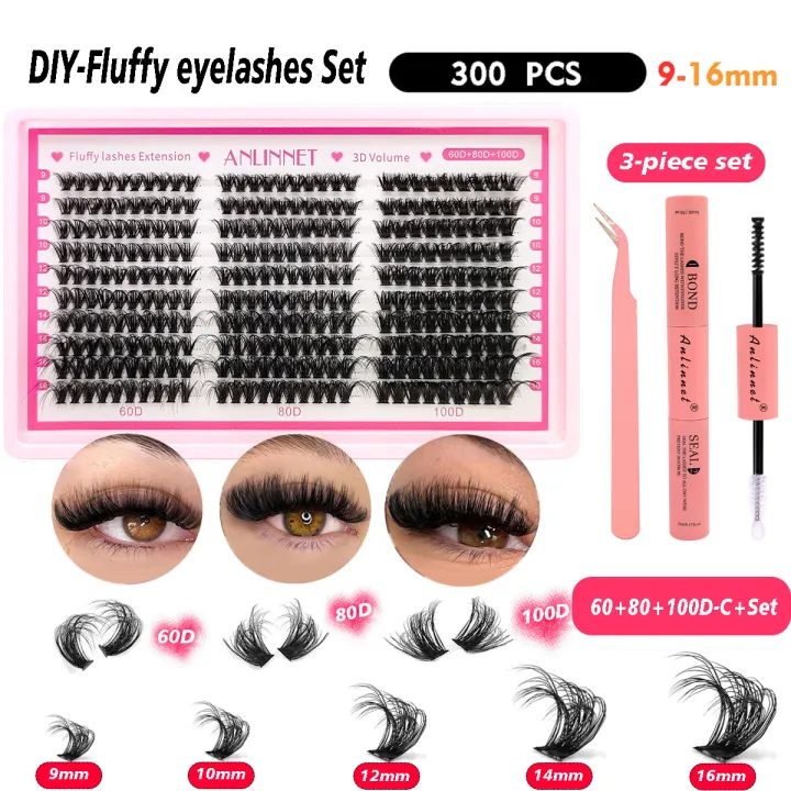 Cosmetic%20Eyelash%20Volume%20Lashes%20Single%20Root%20300%20ANLINNET%20PIECES%20EYELASH%20TUFTS%20EYELASH%20KIT%20FLUFFY%20HYBRID%20TRAY%20FAUX%20MINK%20EXTENSION%20-%20Image%207
